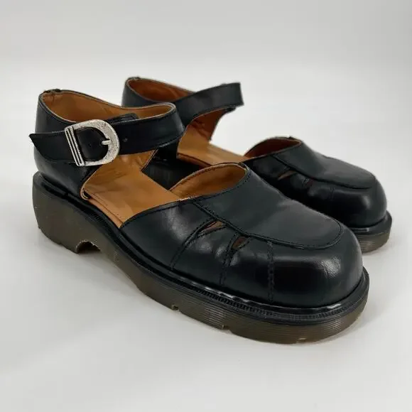 military MARY JANE Dr.Martens革靴England製 Vintage 90's Made in England, Dr. Marten Mary Janes, UK 8